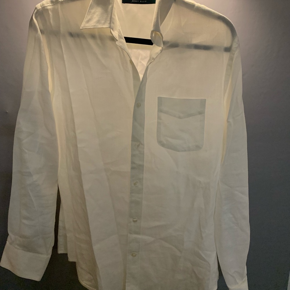 Woven Perry Ellis button down - Picture 2 of 5
